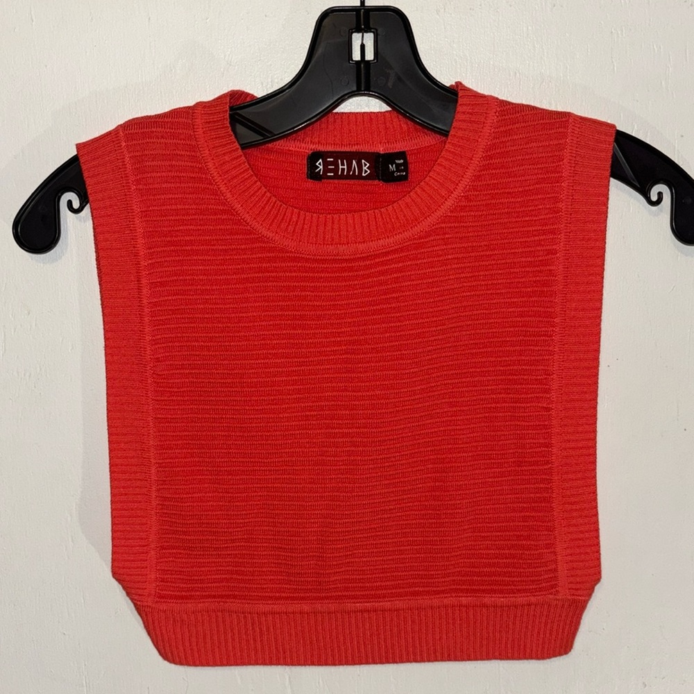 Rehab Cutout Cropped Muscle Tee